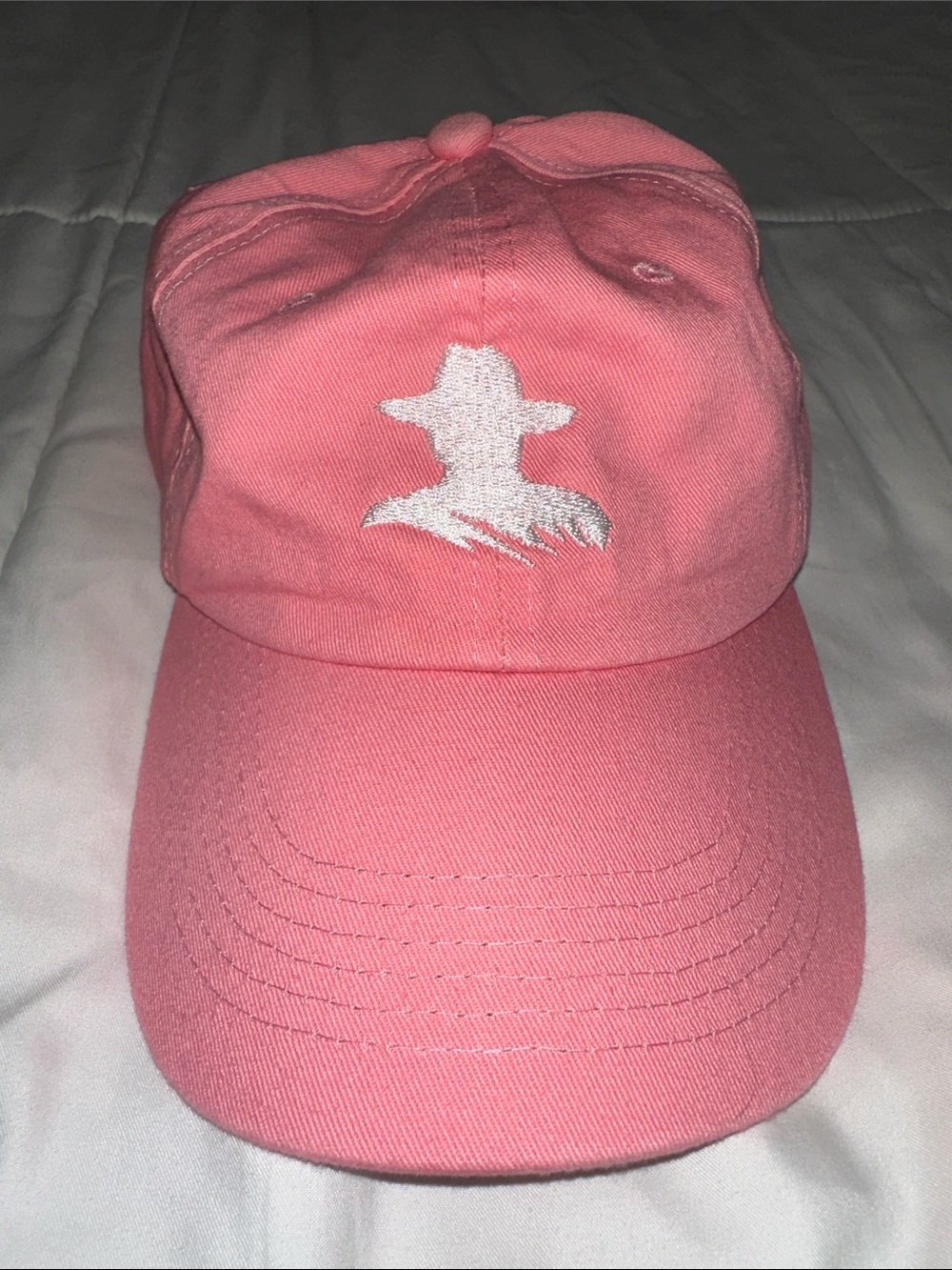 Pink Embroidered Cowboy Hat Baseball Cap